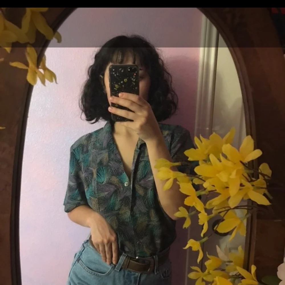 Vintage Art Deco button up